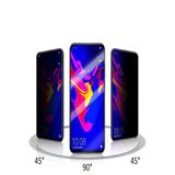 Corcishop Xiaomi Redmi Note 7 Ekran Koruyucu Tam Ekran 5D Privacy Gizlilik Filtreli Hayalet Cam