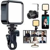 Corcoz Mini Rgb LED Işık – Vlog, Selfie ve Video Için Taşınabilir Aydınlatma Softbox - CZ101 - Siyah
