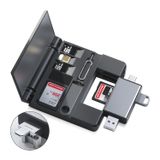 Corcoz OTG 7 in 1 Lightning Type C USB Hafıza Kart Okuyucu iPhone Android Kart Saklama Kutusu - PH015