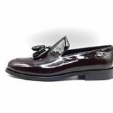 Corçuk Stil Püsküllü Erkek Ayakkabı M01 Bordo