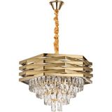 Corde 50'lik Gold Kaplamalı Kristal Avize - 10