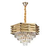 Corde 50'Lik Gold Kaplamalı Kristal Avize