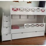 Cordoba Tamamı Mdf Lake Boyalı Yavrulu 3 Lü Ranza B