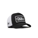 Cordura Boss Logolu Siyah-Beyaz Trucker Şapka