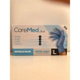 Core Med Mavi Nitril Eldiven L Beden Pudrasız 2 Kutu