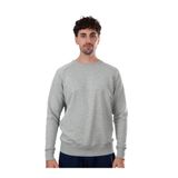 Coredra Basic Regular Sweatshirt, S, basic-regular-sweatshirt, gri? melanj, erkek
