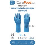 COREFOOD FL3 PREMİUM GIDA-TEMİZLİK-BULAŞIK ELDİVENİ L - 10 ÇİFT