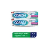 Corega 2x40 gr Tat İçermez Diş Protez Yapıştırıcı Krem