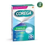 Corega 3 Dakikada 30'Lu 2 Adet Protez Temizleme Tableti