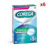 Corega 3 Dakikada 30'Lu 6 Adet Protez Temizleme Tableti