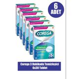 Corega 3 Dakikada Diş Protezi Temizleyici 30 Tablet 6 Adet