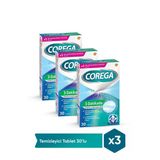 Corega 3 Dakikada Protez Temizleyici Naneli 30 Tablet 3'Lü Paket