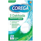 Corega 3 Dakikada Temizleyici 30 Tablet - 2 Adet - Eski Ambalaj