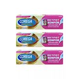 Corega 3x40 gr Maksimum Güç Tutuş Konfor Diş Protez Yapıştırıcı Krem