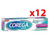 Corega 40 gr 12 Adet Gün Boyu Güçlü Tutuş Tat İçermez Diş Protez Yapıştırıcı Krem