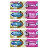 Corega 5x40 gr Maksimum Güç Tutuş Konfor Diş Protez Yapıştırıcı Krem