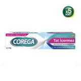 Corega Aromasız Diş Protezi Yapıştırıcı Krem 3 Yönlü Tutuş 40 gr x 5 – Tat ve Koku İçermez, Türkiye Üretimi