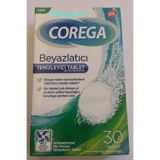 Corega Beyazlatıcı Temizleyici Tablet, 30 Tablet