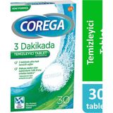 Corega Diş Beyazlatma Ürünü 30'lu Temizleyici Tablet Ultra Hızlı Temizlik Sağlar