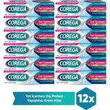 Corega Diş Protezi Yapıştırıcı Krem 40 gr 12 Adet Aromasız Güçlü Tutucu Etki