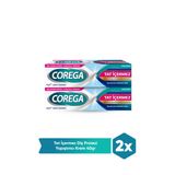 Corega Gün Boyu Güçlü Tutuş Diş Portezi Yapıştırıcı Tat İçermez Krem 40 Gr 2 Adet