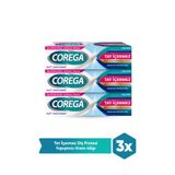 COREGA GÜN BOYU GÜÇLÜ TUTUŞ DİŞ PORTEZİ YAPIŞTIRICI TAT İÇERMEZ KREM 40 GR 3 ADET PKT354