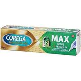 Corega Max Tutuş + Ferahlık Diş Protezi Yapıştırıcı Krem 40 GR Uzun Süreli Ferahlık Sağlar