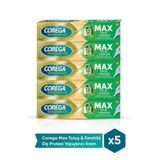 Corega Max Tutuş & Ferahlık Diş Protezi Yapıştırıcı Krem 40g X 5 Adet 109496-5-1