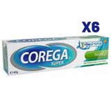 Corega Super Dis Protezi Yapistirici Krem Naneli 40 Gr 6 Adet