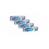 Corega Süper Diş Protezi Yapıştırıcı, Tatsız Krem, 40 Gr, 4'Lü Set