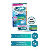 Corega Süper Protez Yapıştırıcı Krem 40 Gr +3 Dakikada Günlük Temizleyici Tablet 30 Adet