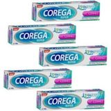 Corega Süper Tat İçermez Diş Protezi Yapıştırıcı Krem 40 gr Aromasız 5 Kutu
