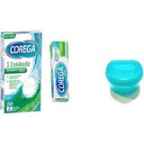Corega Tablet + Naneli Protez Yapıştırıcı Krem Diş Kabı Hediye Corega Tablet + Corega
