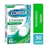 Corega Temizleyici Tablet 30 Tablet Özellikleriyle Hızlı ve Etkili Diş Protezi Temizliği - 1