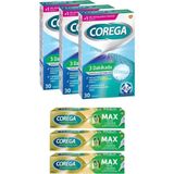 Corega X3 3 Dakikada Diş Protezi Temizleyici 30 Tablet + X3 Max Tutuş + Ferahlık Protez Yapıştırıcı 40 gr