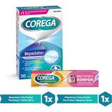 Corega Yastık Konforu Diş Protezi Yapıştırıcı 40 gr + Protez Tablet 30'lu Maksimum Tutuş Özelliği ile Konfor Sağlar