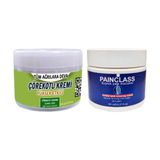 Çörek Otu Kremi 150 ml Büyük Boy Krem + Painclass Kuyruk Yağı Kremi 150 ml/Kas Diz Dirsek Sırt Bel Iskelet Agrilarina Masaj Seti