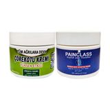 Çörek Otu Kremi Orta Boy 100 ml Krem + Painclass 150 ml Kuıyruk Yağı Kremi / Sırt Bel Kas Diz Dirsek Iskelet Agrilarina Masaj Seti - Belirtilmemiş