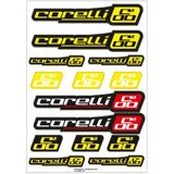 Corelli Bisiklet Kadro Sticker Seti 02