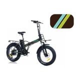 Corelli Broster Mooner Fat Bıke Elektrikli Katlanır Bisiklet 42CM Hd 20 Jant 7 Vites Metalik Kahverengi - Çok Renkli