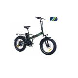 Corelli Broster Valco Fat Bike 42 cm MD 20 Jant 7 Vites Metalik Mavi Elektrikli Katlanır Bisiklet