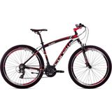 Corelli Dusty 1.1 V Fren ST-EF51 Shimano 21 Vites 27.5 Jant Siyah Kırmızı Beyaz Dağ Bisikleti
