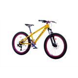 Corelli Jump Up - 26 Jant 13'' Kadro 9 Vites Dağ Bisikleti - Sarı / Mor Rainbow Siyah