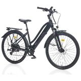 Corellı Sacha-S Elektrıklı Kadın Sehır Bısıklet Hd 46Cm 28 Jant 9 Vıtes Gray