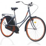 Corelli Senex Kontra Pedal 28 Jant Şehir Bisikleti Gri Turuncu 49 cm Kadro - Turuncu - Siyah - Gri