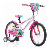 Corelli Swera 20 Jant Beyaz Pembe Yeşil Kız Çocuk Bisikleti 25CM Kadro (5-7 Yaş) - Beyaz - Pembe