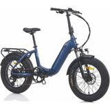 Corelli Tigres 250 W Katlanabilir Elektrikli Bisiklet - Mavi - Gri