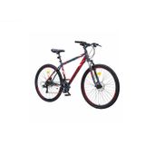 Corelli Trivor 2.1 28 Jant 18'' Hidrolşk Disk Frenli Şehir Bisikleti Koyu Gri - Kırmızı Beyaz