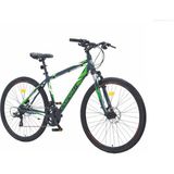 Corelli Trivor 2.1 28 Jant 18'' Hidrolşk Disk Frenli Şehir Bisikleti Koyu Gri - Yeşil Beyaz - Gri - Yeşil - Beyaz
