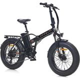 Corelli Vonıq Eco Fat Bıke Elektrikli Katlanır Bisiklet 42CM Md 20 Jant 7 Vites Black - Siyah